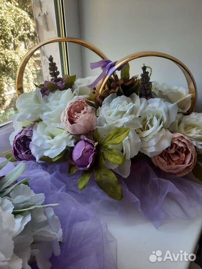 Свадебные украшения на машину