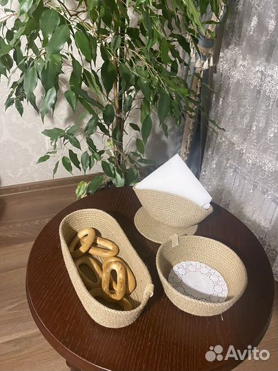 Набор сервировочный из джута