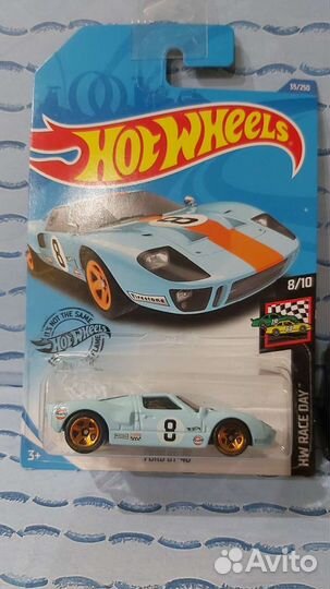 Hot wheels ford gt-40 + box hw race day