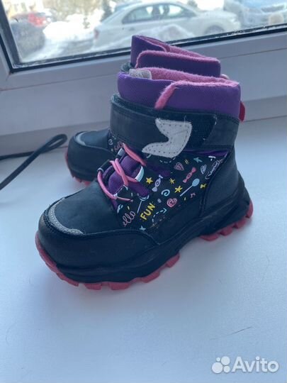 Ботинки демисезонные для девочки 24 размер