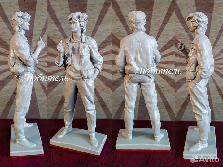 Статуэтка Виктор Цой рок-группа Кино (4 цвета)