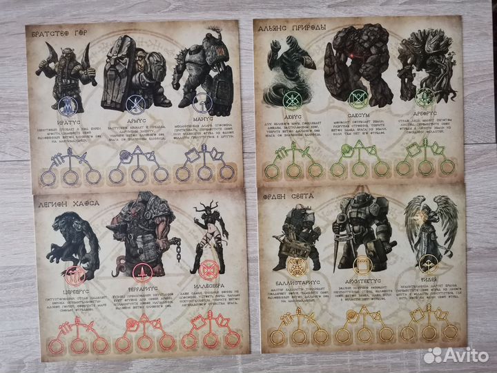 Настольная игра Реликвиум + доп. Полководцы