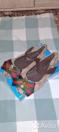 Туфли для девочки 28 размер Gucci