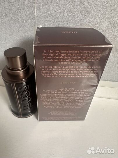 Парфюмированная вода hugo boss