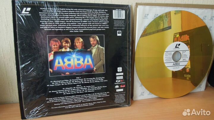 LD LaserDisc abba Gold