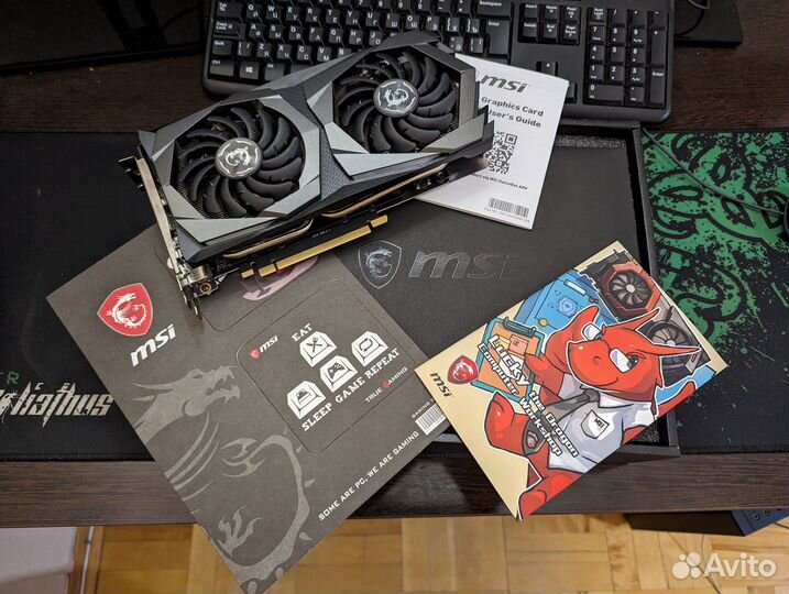 Видеокарта MSI GTX 1660 Ti Gaming X