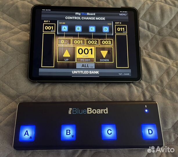 IRig Blueboard midi Bluetooth controller