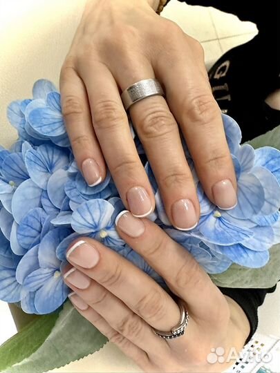 Маникюр и педикюр с покрытием, наращивание