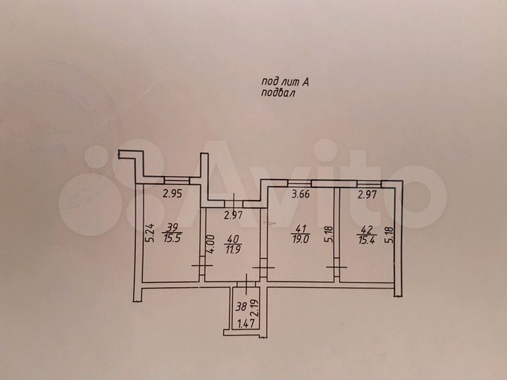 Помещение свободного назначения, 65 м²