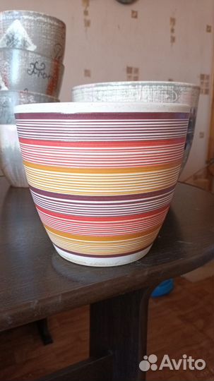 Керамические горшки для цветов