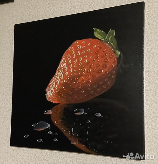Картина маслом «Клубничка»