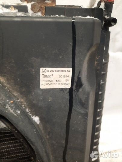 Кассета радиаторов Mercedes-Benz Clk-Class купе