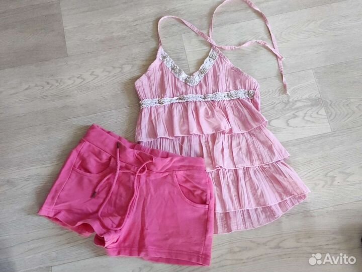 Вещи пакетом для девочки 134 140