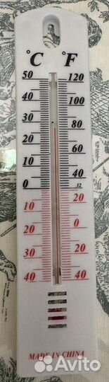 Термометр спиртовой уличный