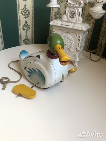 Игрушка утка СССР винтаж