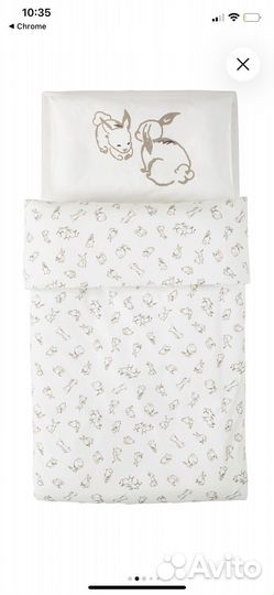 Детское постельное белье IKEA икеа 120*60