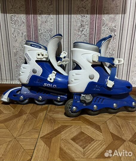 Роликовые коньки детские с защитой