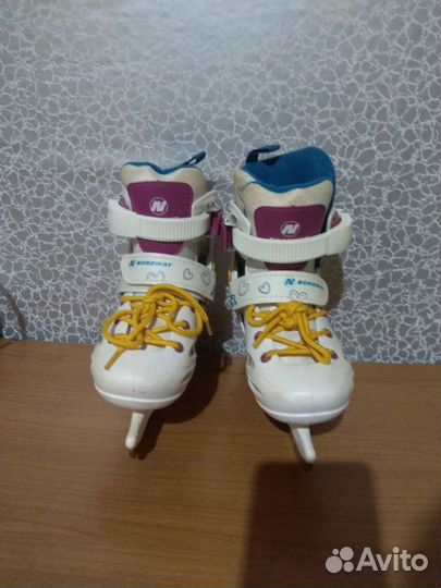 Коньки раздвижные для девочки