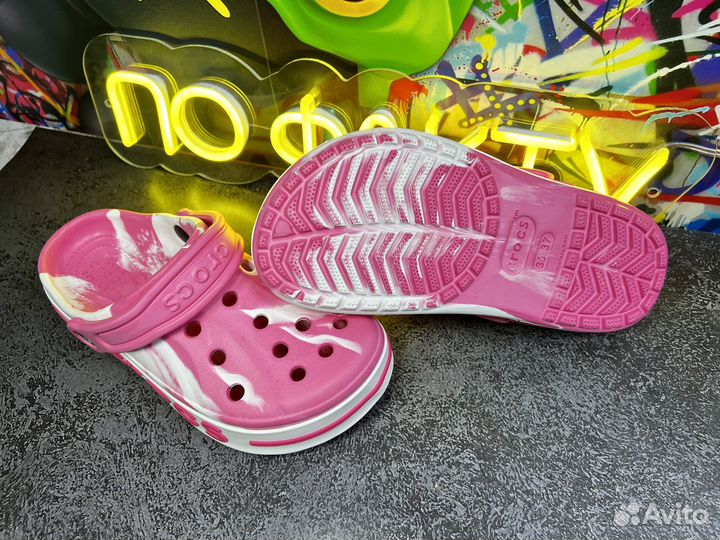 Crocs сабо женские градиент