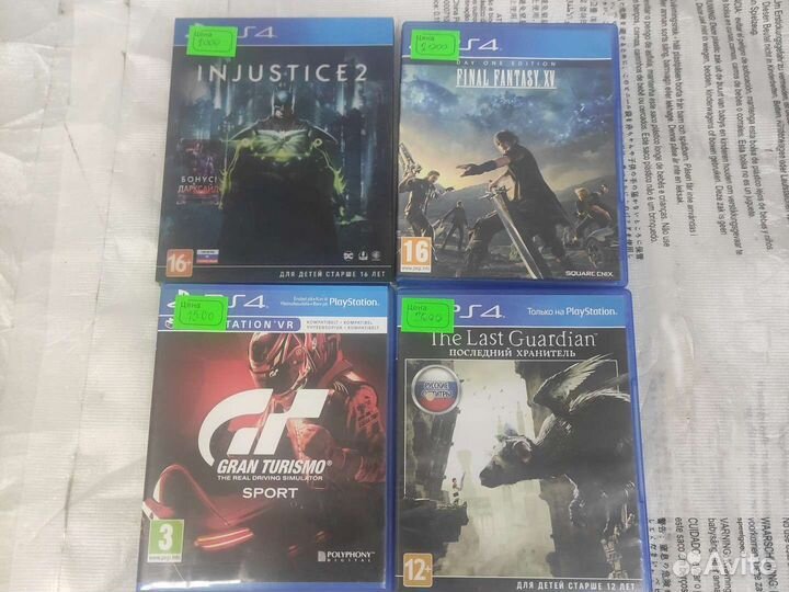 Диски Sony PS4
