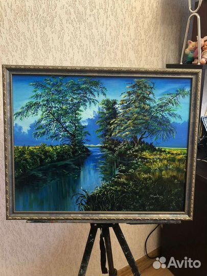 Картина маслом на холсте пейзаж