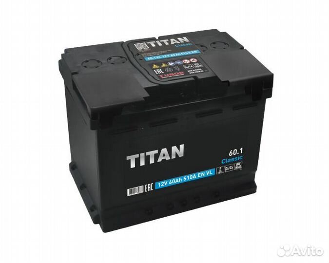 Аккумуляторы titan classic