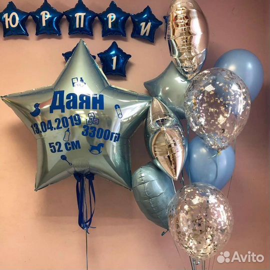 Шарики на выписку