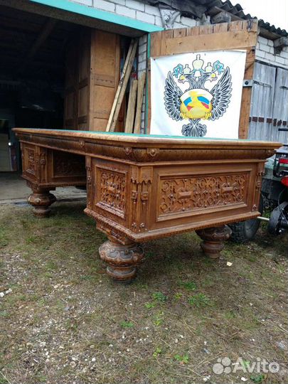 Стол письменный дубовый царский 19 века