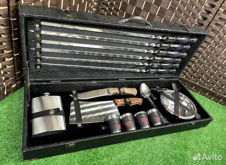 Шашлычный набор в кейсе