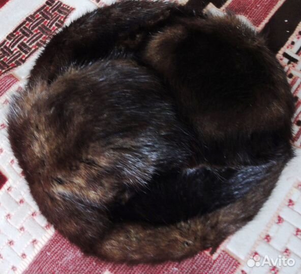 Шапка ушанка мужская норка