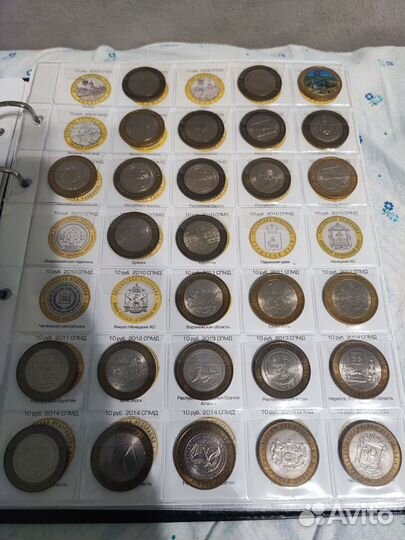 Монеты биметал и гальваника 10