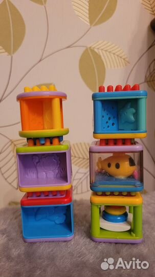 Строительные кубики fisher price