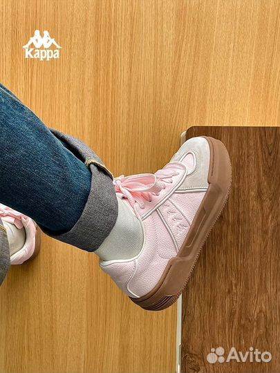 Кроссовки кеды Kappa с pinterest розовые pink