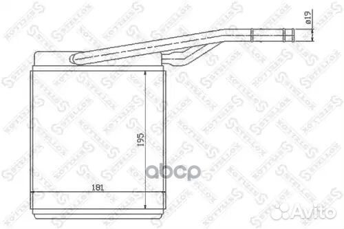 Радиатор печки Ford Focus all 98-05 1035069SX