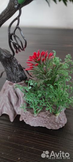 Искусственная сакура для аквариума