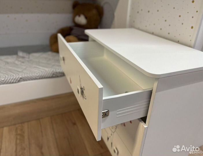 Комод детский с принтом
