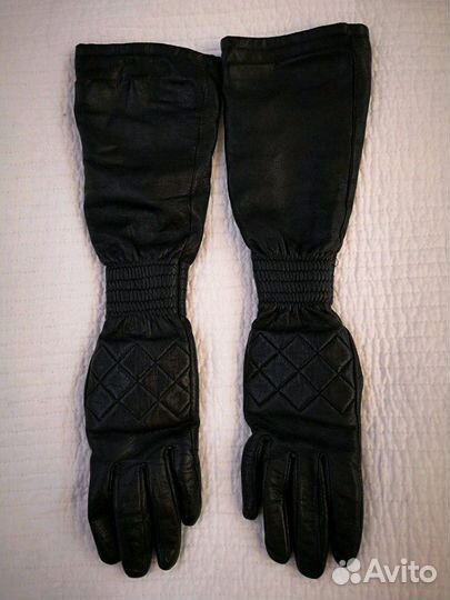 Перчатки кожаные