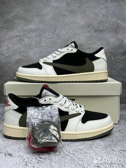 Кроссовки Nike air jordan 1 low travis scott
