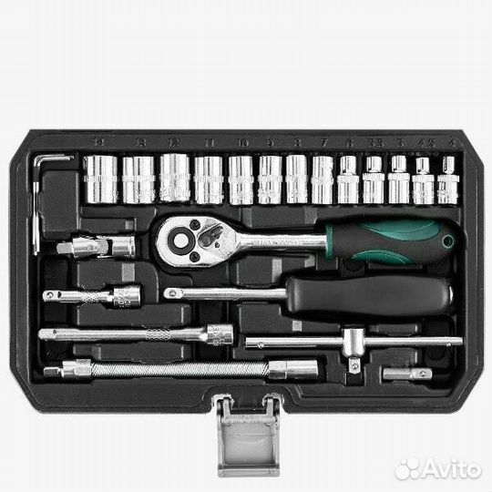 Набор инструментов для автомобиля с трещоткой, для