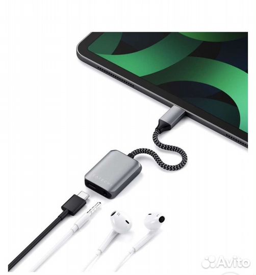 Адаптер Satechi USB C/3,5 mm audio