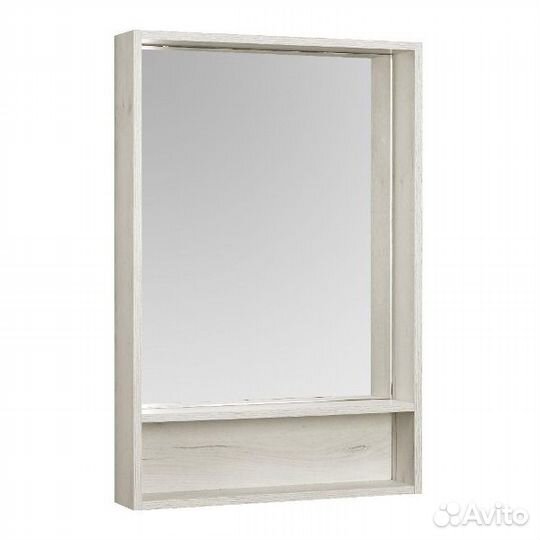 Зеркало-шкаф Акватон Флай 60 Дуб крафт бел. (1A23