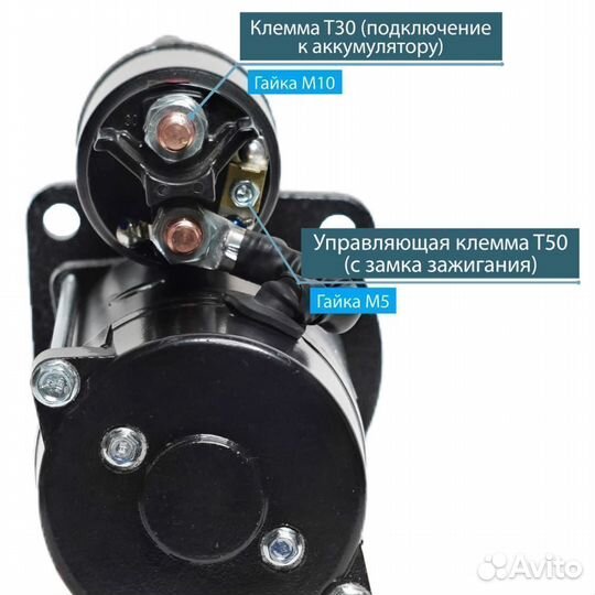 Стартер atlas copco 2913163700 от Искра ае