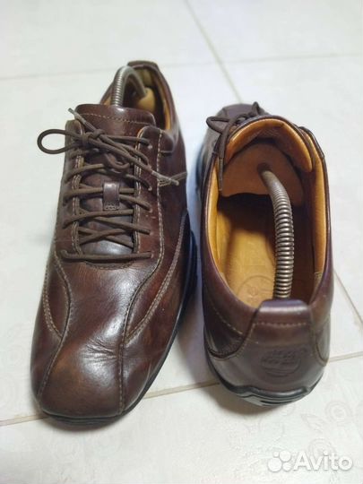 Туфли-ботин. Кожа