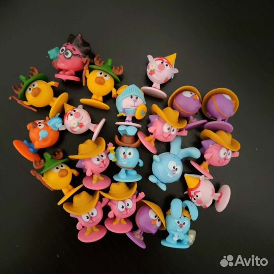 Фигурки Смешариков из Чупа-Чупс