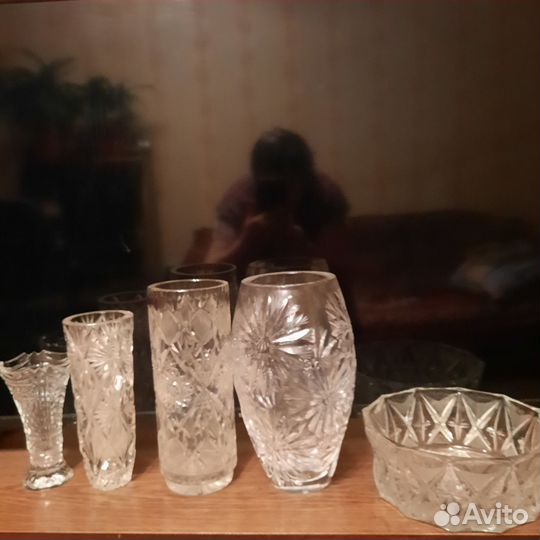 Вазы хрустальные СССР