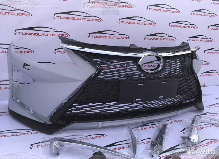 Бампер передний Toyota Camry 50/55 Lexus стиль