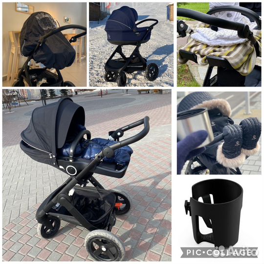 Коляска stokke 2 в 1