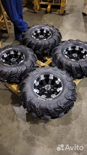Комплект колес 28/12 на квадроцикл yamaha grizzly