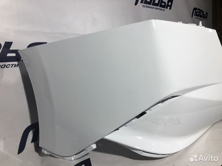 Бампер Hyundai Solaris(20-н.в.) задний Белый atlas