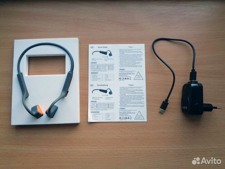 Беспроводные наушники Padmate S30 (+блок питания)